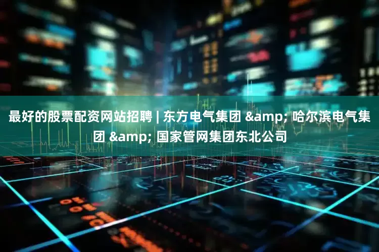 最好的股票配资网站招聘 | 东方电气集团 & 哈尔滨电气集团 & 国家管网集团东北公司