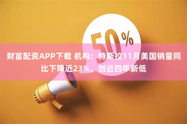财富配资APP下载 机构：特斯拉11月美国销量同比下降近23%，创近四年新低