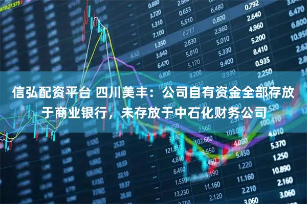 信弘配资平台 四川美丰：公司自有资金全部存放于商业银行，未存放于中石化财务公司